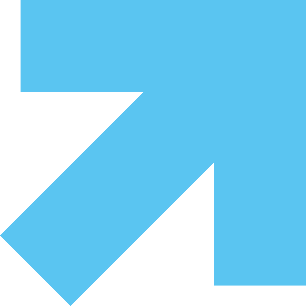 Careers light blue arrow