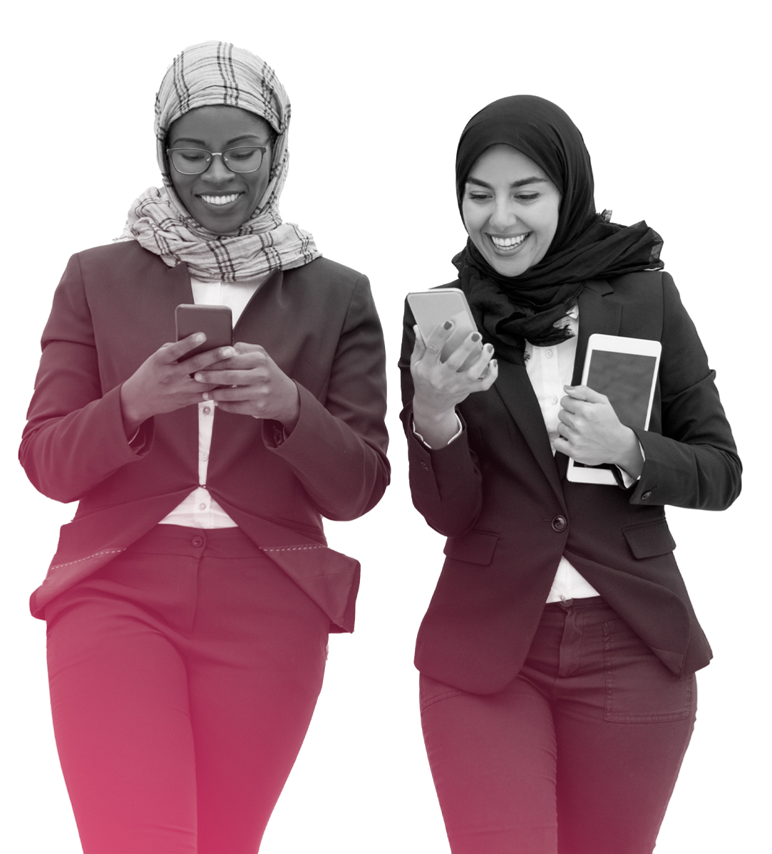 Careers - two young female professionals