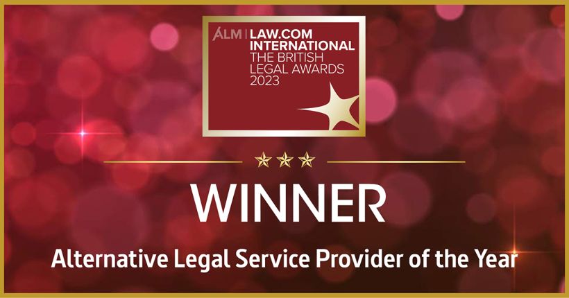 Win at The British Legal Awards 
